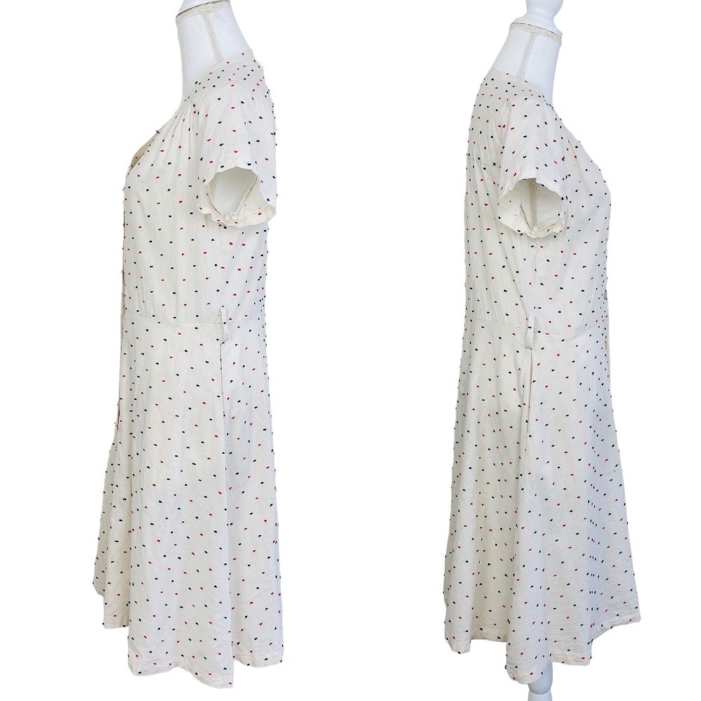 Archerie NYC Midi Short Sleeve Button Down Belted Dress 10 - Picture 7 of 12
